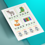 Kolíčkovaná poslední písmenko cover